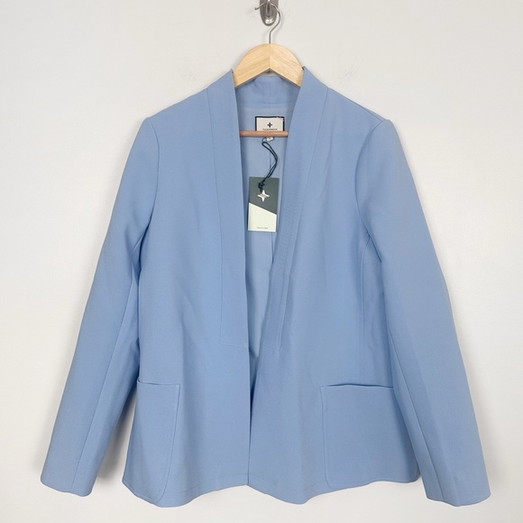 TUCKERNUCK Cornflower Blue Gracie Wrap Blazer NO BELT - Picture 2 of 9